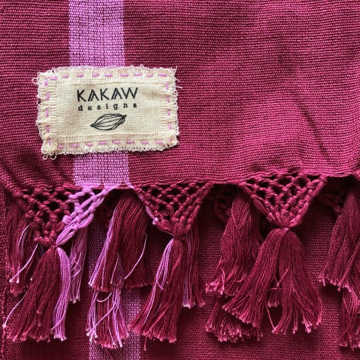 Naturally-dyed Footloom Scarf